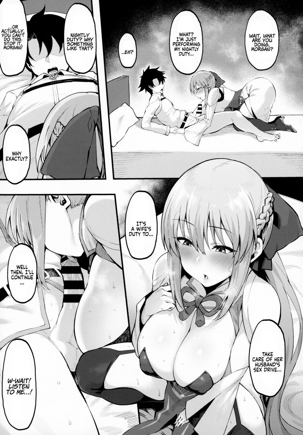 Hentai Manga Comic-Sweet Lovey-dovey Morgan-sama-Read-5